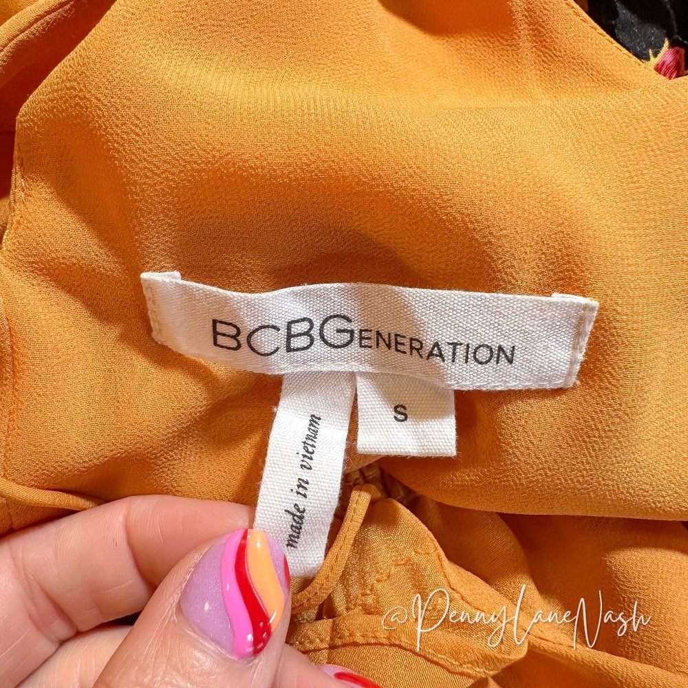 Bcbgeneration Ruffled Halter Neck Mini Dress Must… - image 4